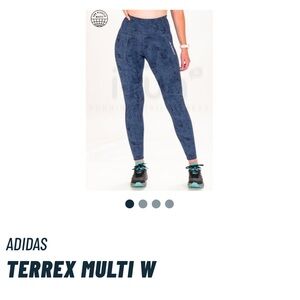 Adidas tight fit Terrex Patterned Leggings size 1X